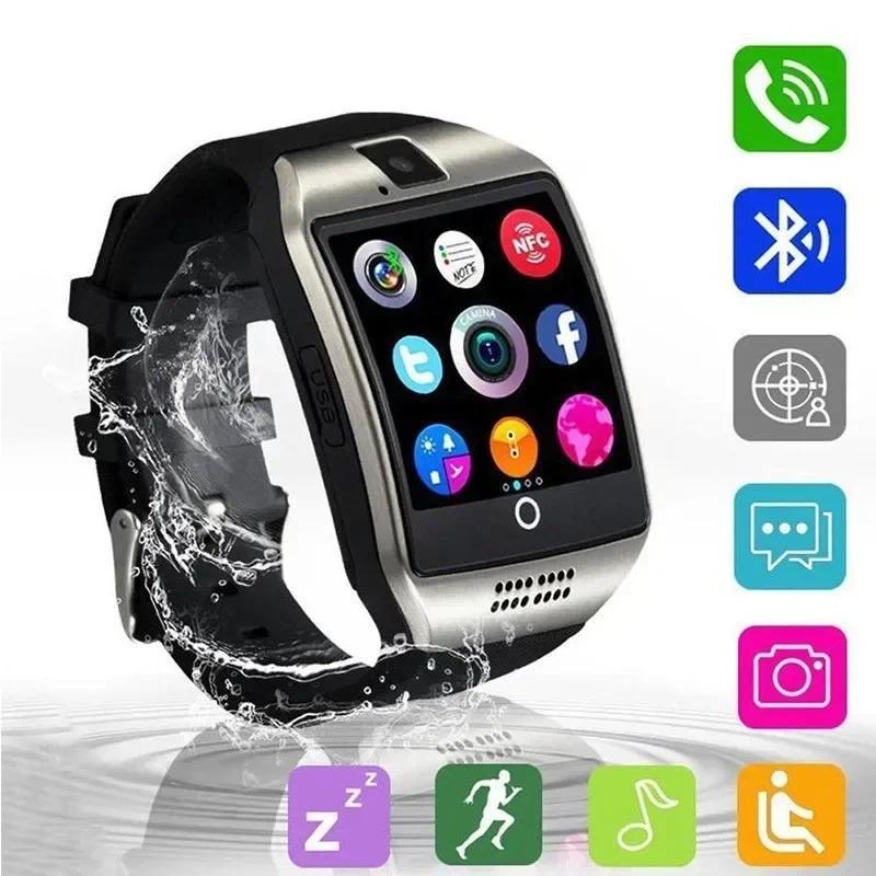 SIM Card Q18 Mobile Smartwatch Sleep Monitor Phone Watch Fitness Tracker Remote Control Music Camera Watch