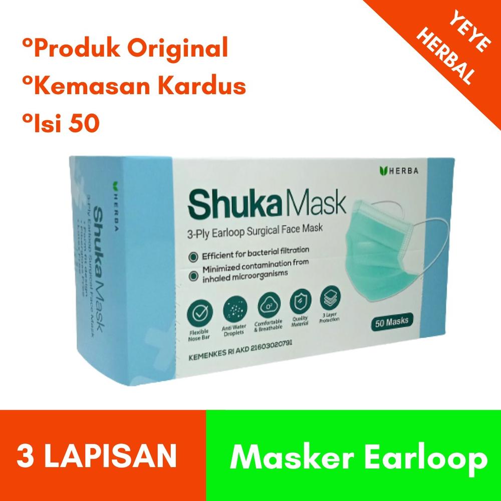 Masker Shuka Mask 3 Ply Earloop