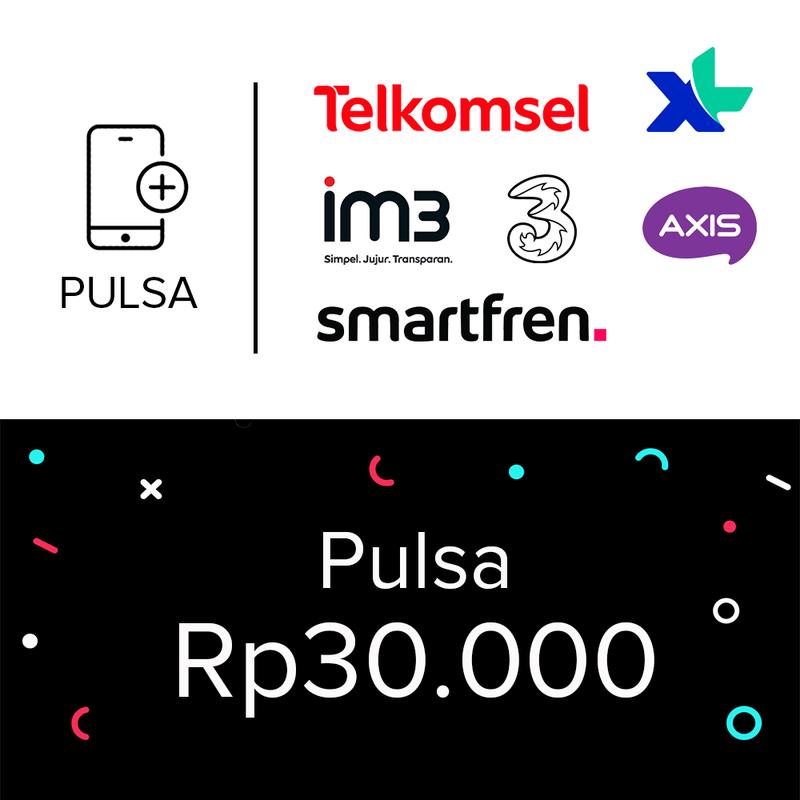 Pulsa Instan - Rp. 30.000 - D
