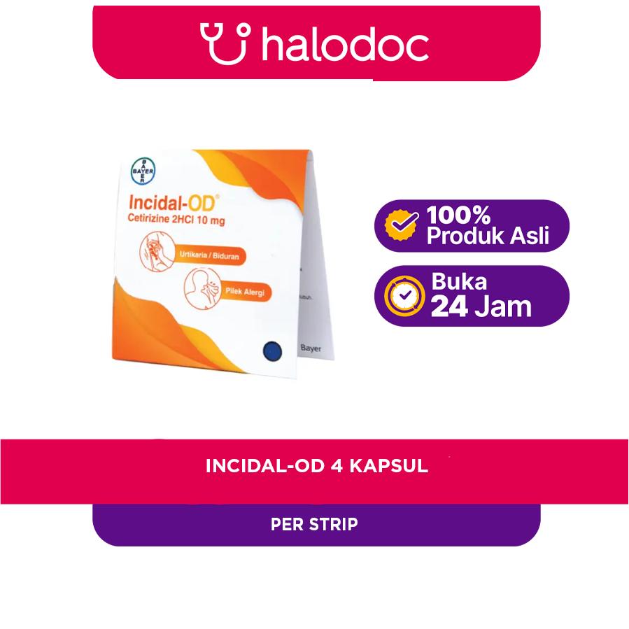 Incidal-OD 4 Kapsul - Halodoc