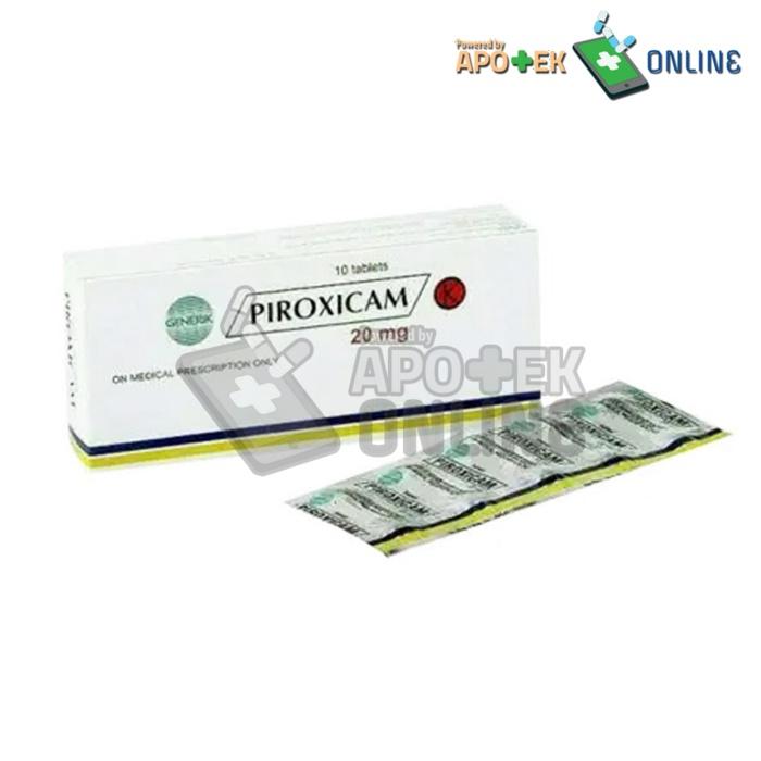 PIROXICAM 20 MG KIMIAFARMA STRIP 10 TABLET