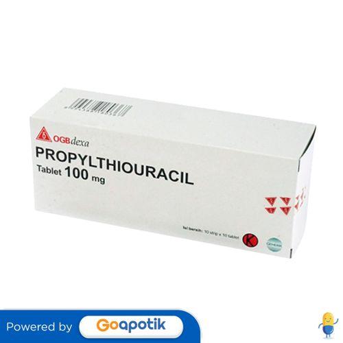 PROPYLTHIOURACIL OGB DEXA MEDICA 100 MG BOX 100 TABLET / HIPERTIROID