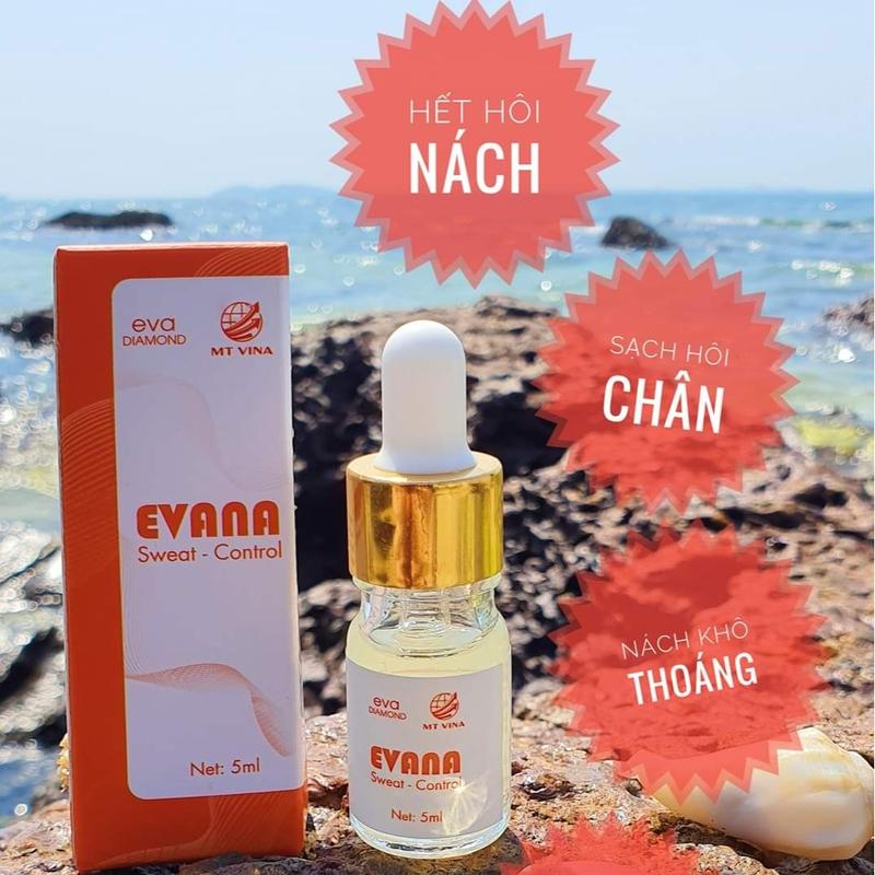Evana trị hôi nách, hôi chân, mồ hôi