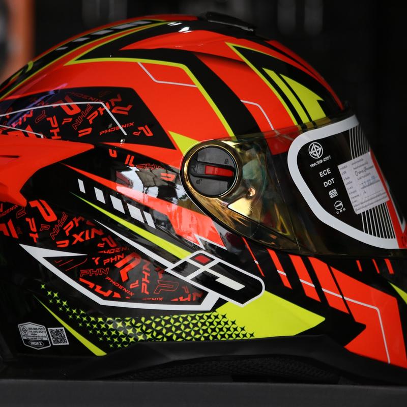 ID Helmet  Orange,Yellow PHN (phoenix)