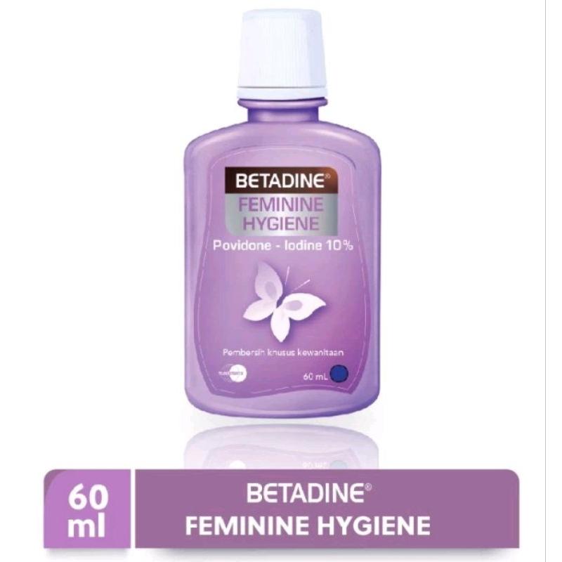 Betadine Feminine Hygiene Sabun Pembersih Kewanitaan obat keputihan 60 ml