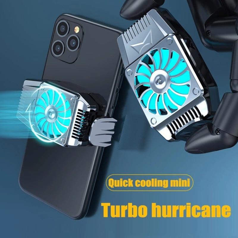 Universal Mobile Phone USB Game Cooler System Cooling Fan Holder Stan…