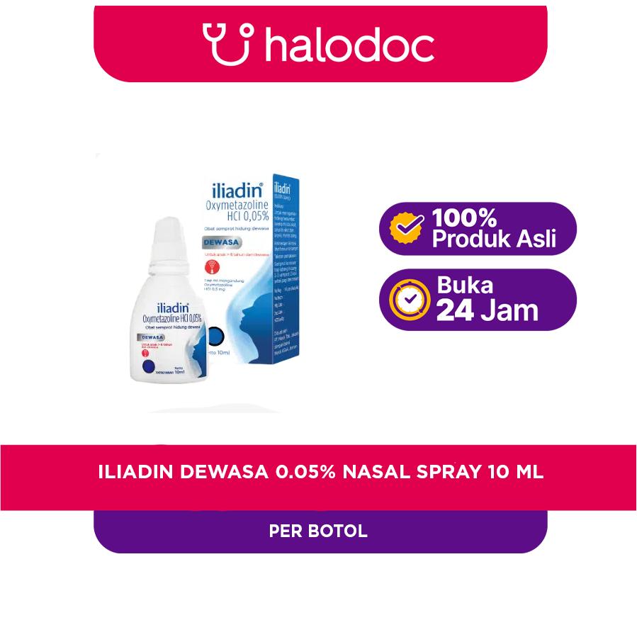 Iliadin Dewasa 0.05% Nasal Spray 10 ml