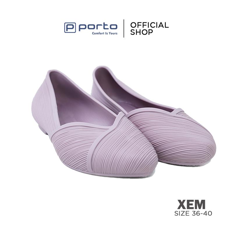 Porto - Flat Shoes Wanita Terbaru Anti Slip Model Korea Nyaman dan Ta…