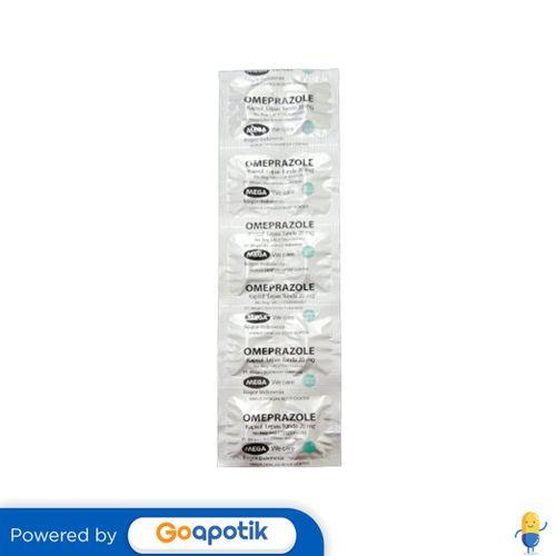 OMEPRAZOLE MEGA LIFESCIENCES 20 MG STRIP 10 KAPSUL