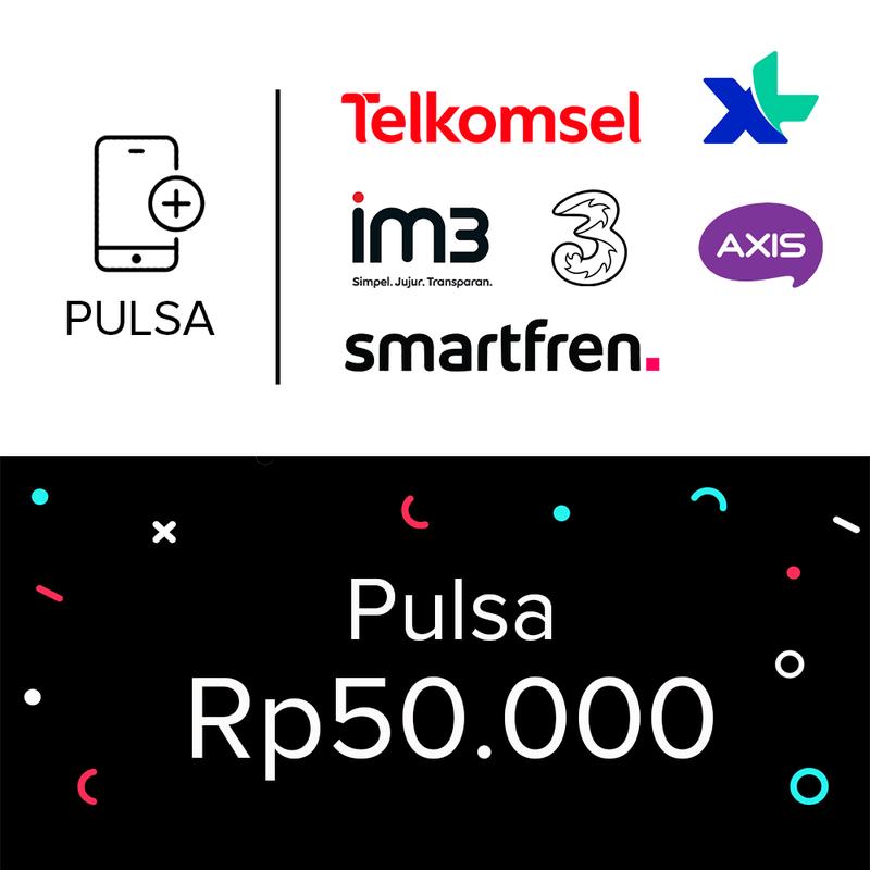 Pulsa Instan - Rp. 50.000 - D