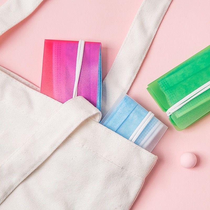 DOMPET MASKER 1PACK(10PCS) 5 WARNA Plastik - 1PACK 10 PCS, Standar