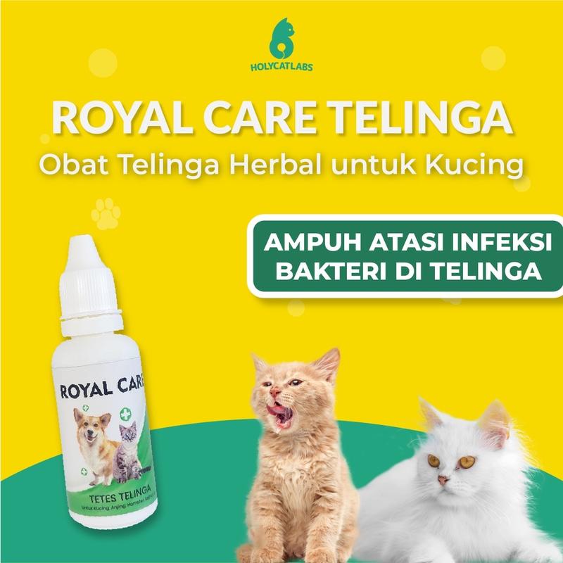 Obat Telinga Kucing Tetes Royal Care 30 ML