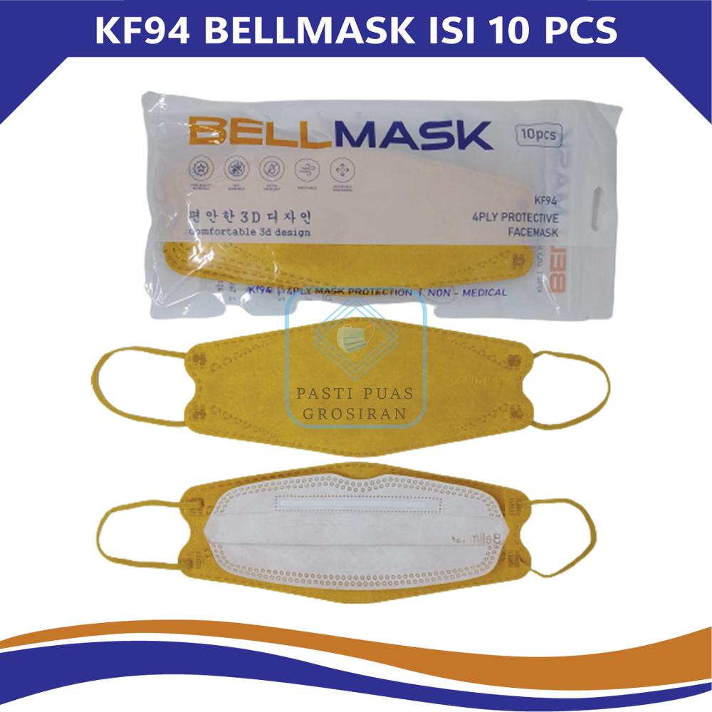 Masker KF94 4ply Ziplock Premium Protection korea / 10 pcs termurah - Gold