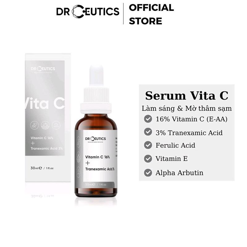 DrCeutics - Serum Vitamin C 16% + Tranexamic Acid 3% 30ml Sáng Da Mờ …
