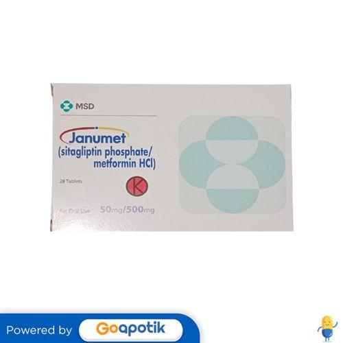 JANUMET 50 MG / 500 MG BOX 28 TABLET