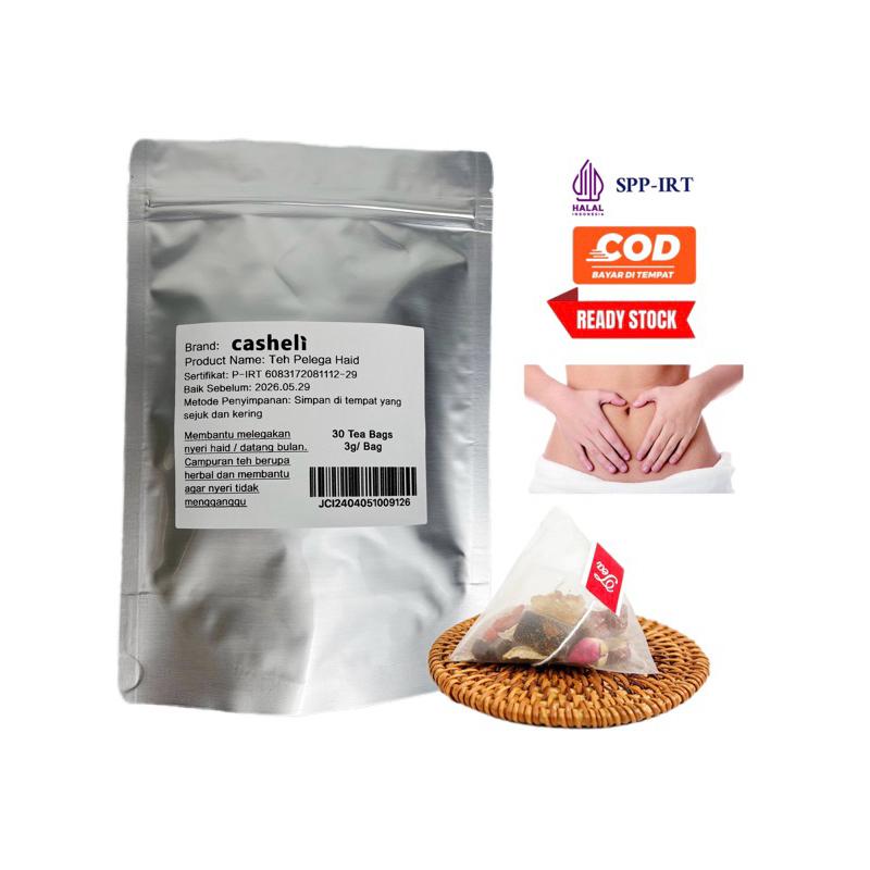 Casheli Teh Pelega Menstruasi Haid Wanita Pelega Datang Bulan - 7 Tea Bags