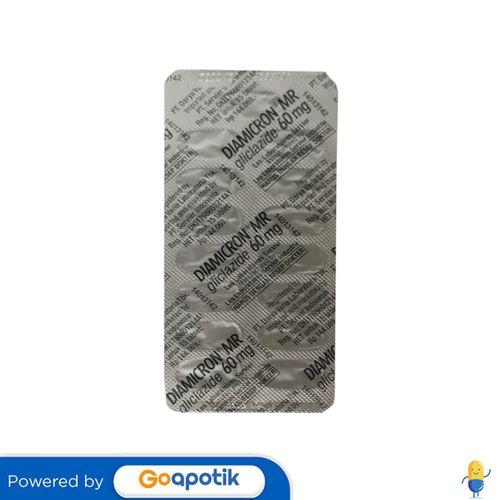 DIAMICRON MR 60 MG BLISTER 15 TABLET