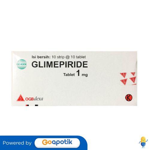 GLIMEPIRIDE OGB DEXA MEDICA 1 MG BOX 100 TABLET / DIABETES
