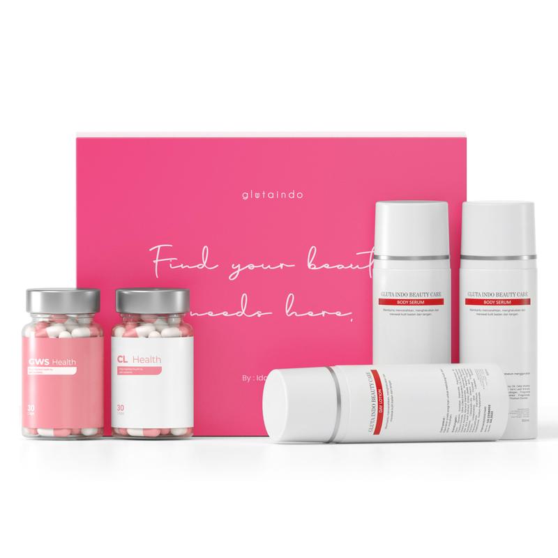 Perfect Whitening Expert / Paket Lengkap Pemutih Badan (5 Botol)