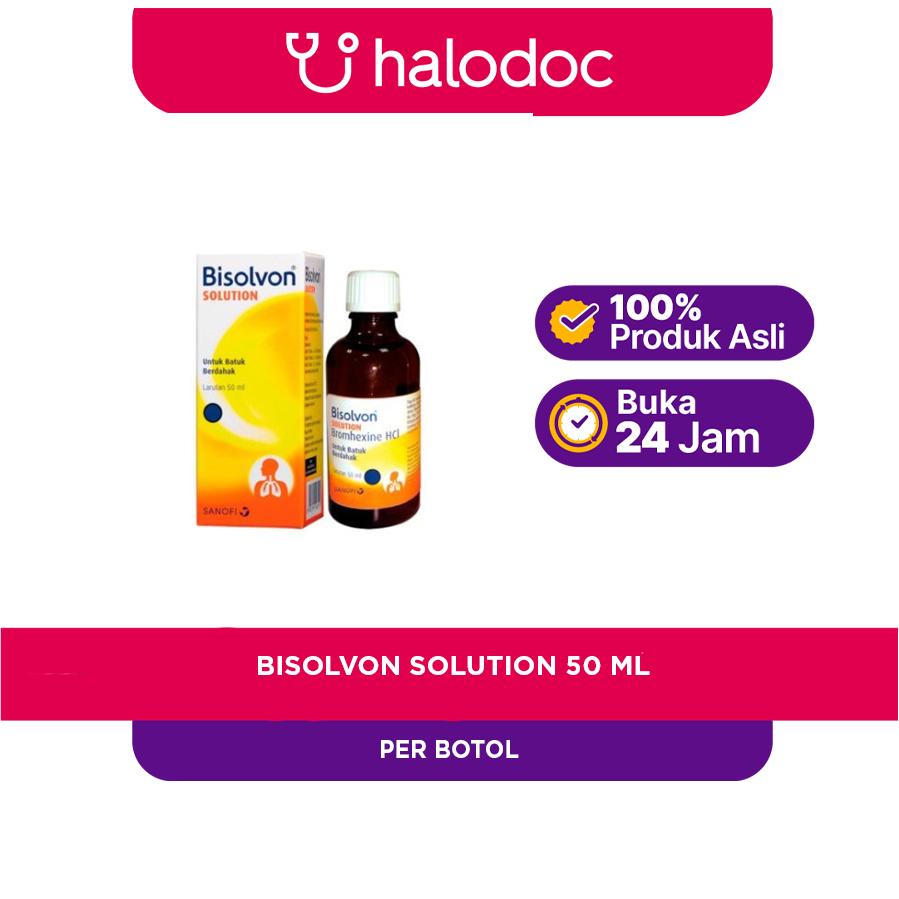 Bisolvon Solution 50 ml - - Halodoc