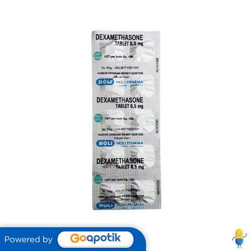 DEXAMETHASONE HOLI 0.5 MG STRIP 10 TABLET