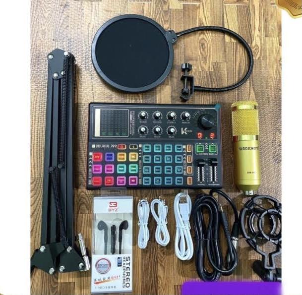 mic live thu âm k300 bm900