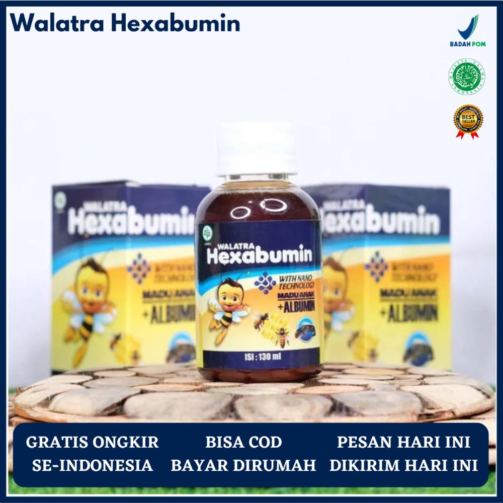Hexabumin Madu Anak untuk Menjaga Kesehatan Anak Penambah Nafsu Makan dan Meningkatkan Kecerdasan - Hexabumin