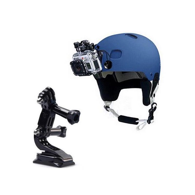 Adaptador de montaje multiusos para casco con base de gancho en J y adhesivos 3M para GoPro Hero 11 10 9 8 7 6 5, SJCAM, EKEN y DJI Osmo Action Camera._voghion.com