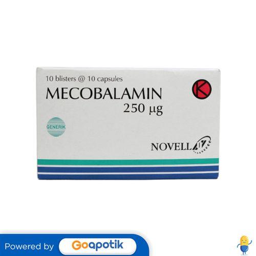 MECOBALAMIN NOVELL 250 MCG BOX 100 KAPSUL