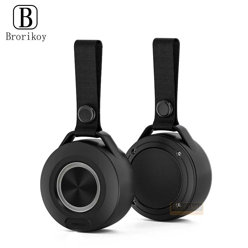 Mini Portable Wireless Speaker Bluetooth 5.0 Waterproof Surging Bass Subwoofer Sound box for Outdoor Camping Travel Speakers