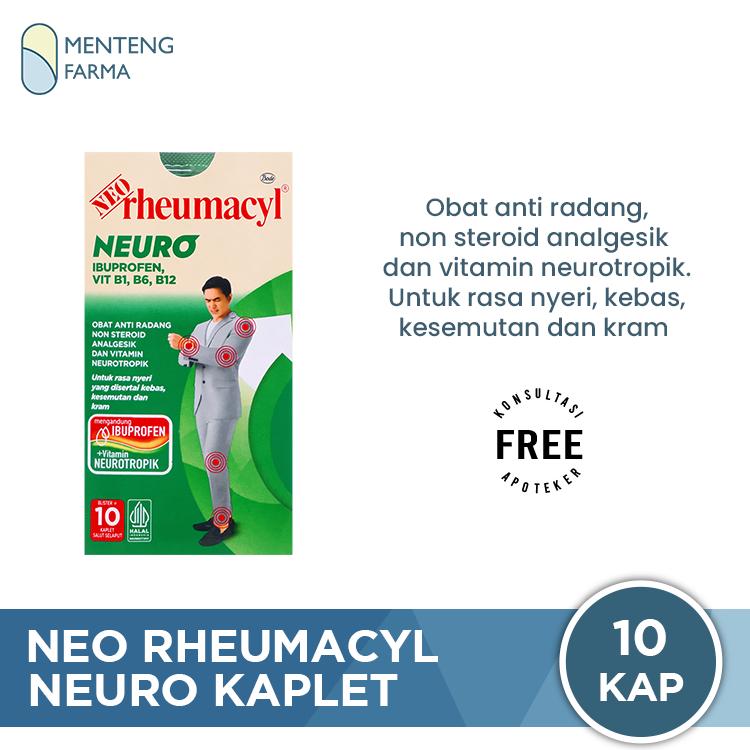 Neo Rheumacyl Neuro 10 Tablet - Vitamin Neurotropik Nyeri Kram