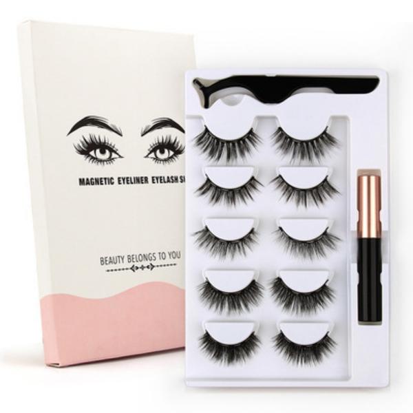 Magnetic Eyeliner and Lashes Magnetic Eyelashes Natural Look Kit Fals…