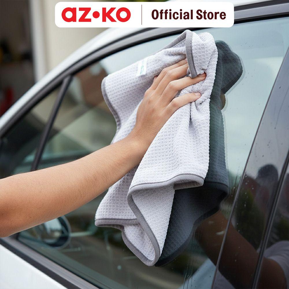 AZKO Proclean Kain Lap Pengering Mobil Microfiber Water Magnet - Abu-abu Tua Kain Microfiber Detailing Cloth Lap Bodi Kain Poles