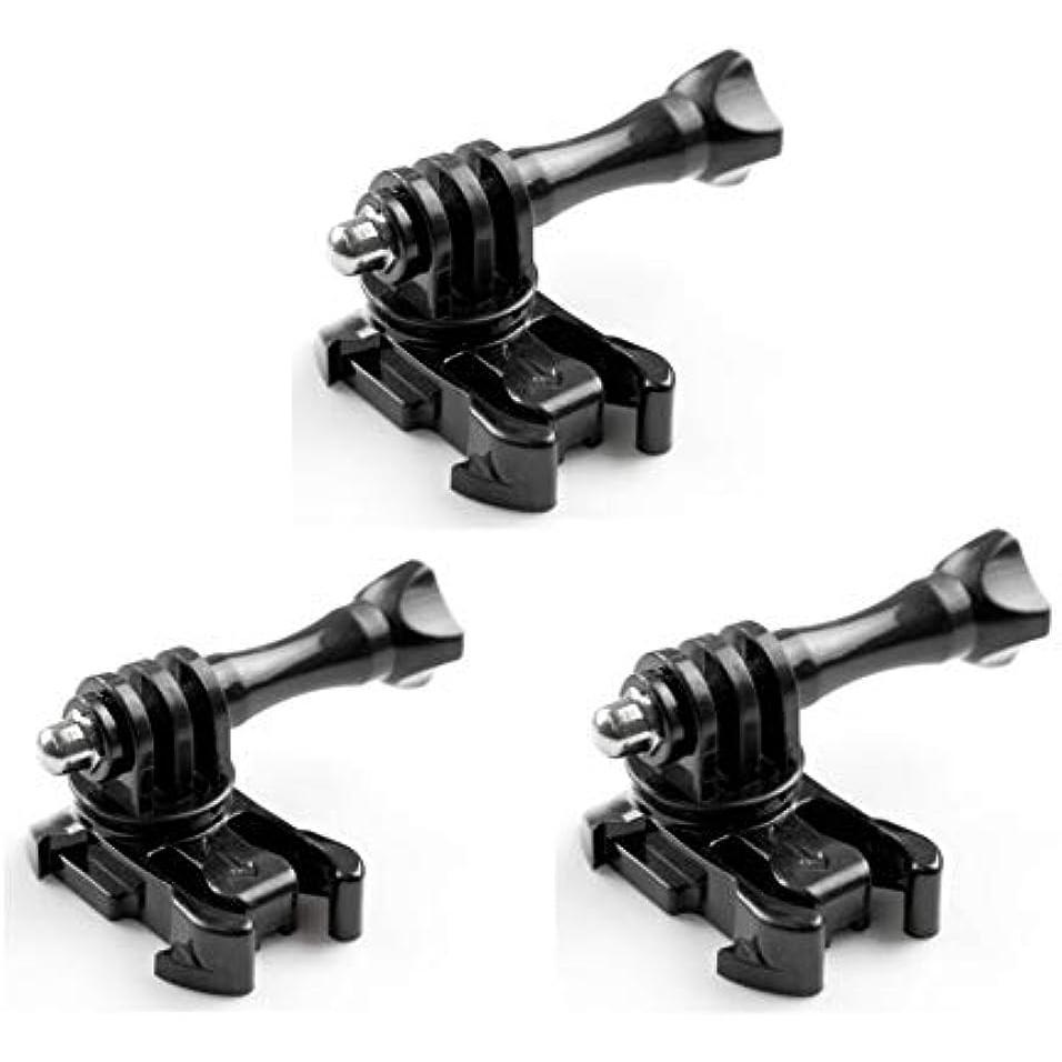 Support de fixation pivotant à vis à 360° pour sangle de casque, adaptateur et support pour caméras d'action GoPro 11, 10, 9, 8, 7, 6, Session, 5 et 4_voghion.com