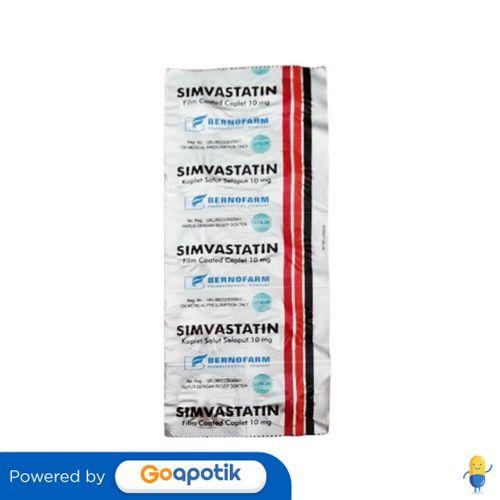 SIMVASTATIN BERNOFARM 10 MG STRIP 10 TABLET