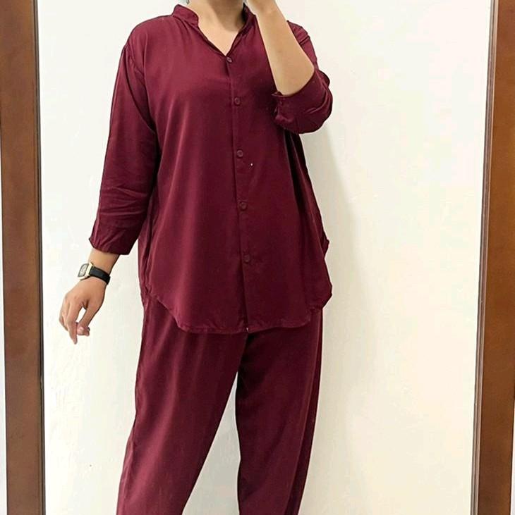one set kemeja bhn rayon twiil