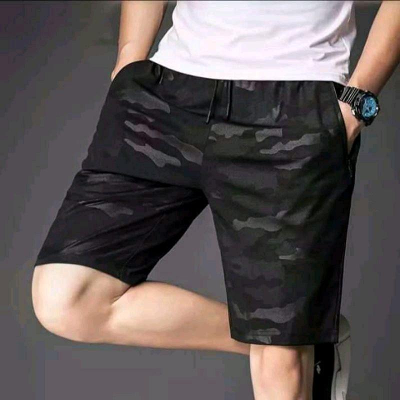 100k dapat 3 celana pendek broadshort motif loreng