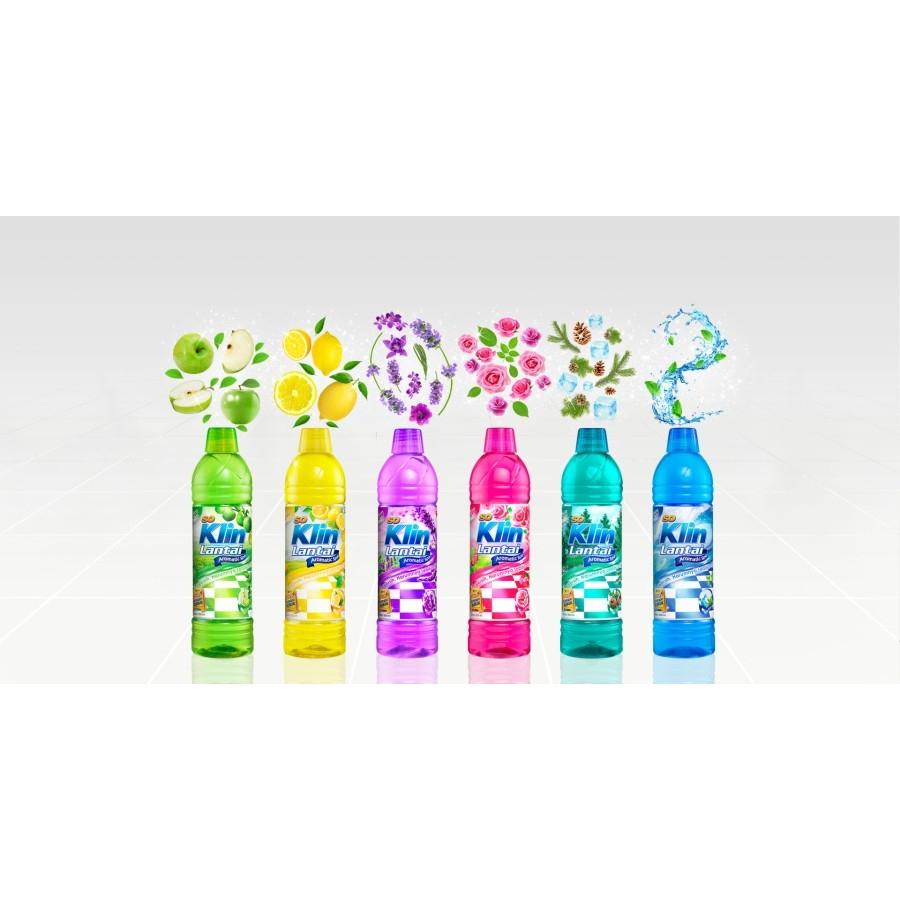 So Klin Pembersih Lantai Botol 800ml Anti Kuman Teknologi Fast Dry Shine Lock Formula untuk Lantai Ruangan & Kamar Mandi - Floral Lavender