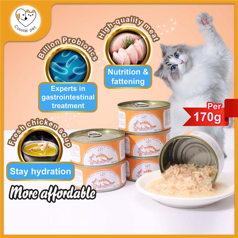 【CASSIEL PET】All in stock Deboned in Can 170g wet food freshed cat ca…