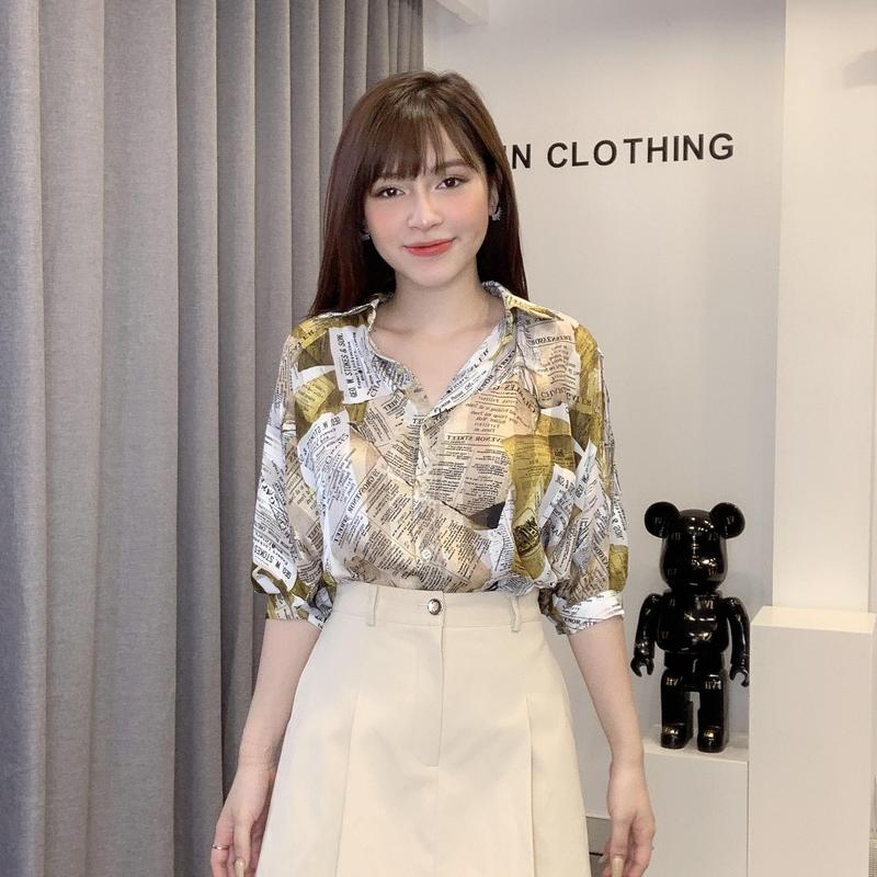 SM4500 - Áo Báo Vàng Tay Lỡ Liin clothing