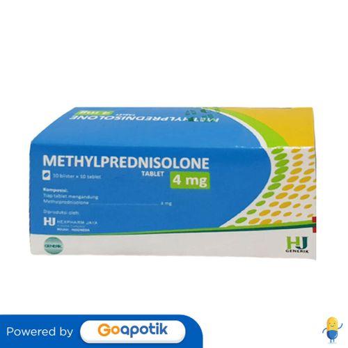 METHYLPREDNISOLONE HEXPHARM 4 MG BOX 100 TABLET
