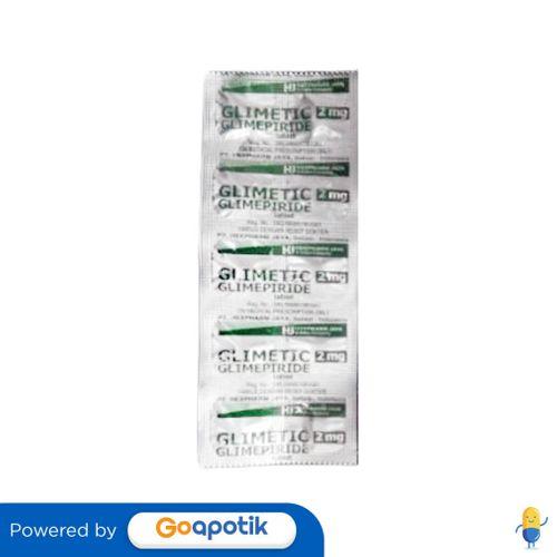 GLIMETIC 2 MG STRIP 10 TABLET