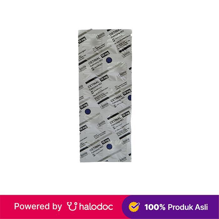 Cetinal 10 mg 10 Tablet Kunyah