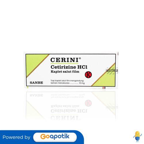 CERINI 10 MG BOX 20 KAPLET