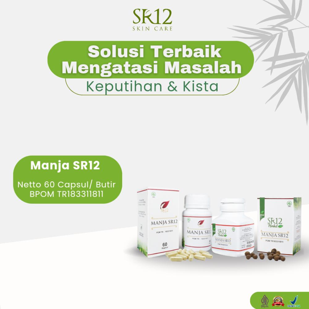 MANJAKANI SR12 / SOLUSI KEPUTIHAN / PROMIL / NYERI HAID / KISTA / MERAPATKAN - HERBAL BPOM - Manjakani Butir