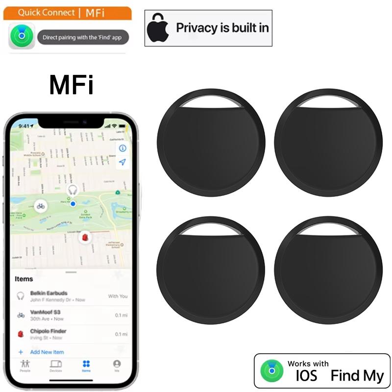 Mini Smart GPS Tracker System For iPhone Find My App Smart Bluetooth Locator Child Finder Bag Anti-Loss Pet Collar with Tracker