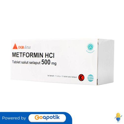 METFORMIN OGB DEXA MEDICA 500 MG BOX 100 TABLET