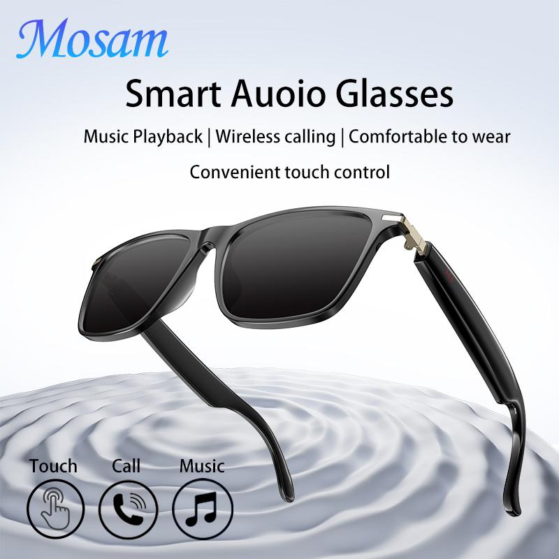 M01 Smart Glasses  IP68 Waterproof Sunglasses bluetooth Call smart glasses earbuds headphones UV Protection Bluetooth 5.4