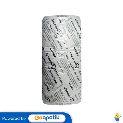 GLUCOVANCE 500/5 MG STRIP 15 TABLET