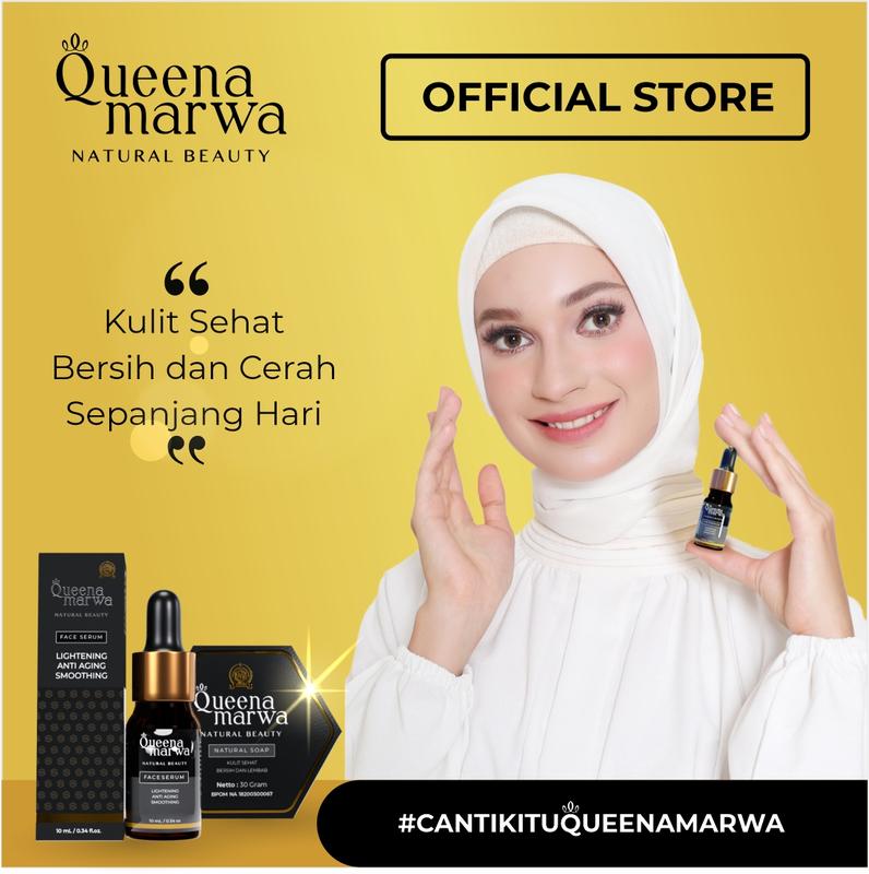 [BPOM] PAKET HEMAT GLOWING QUEENA MARWA FACE SERUM PENCERAH WAJAH